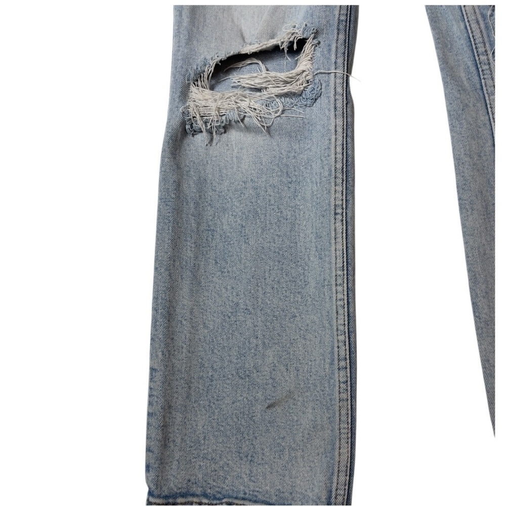 Abercrombie and Fitch 90's straight high Rise Jeans size 26/2 Distressed Denim - Picture 4 of 13